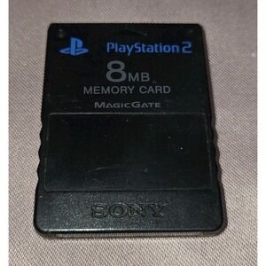 Sony Playstation 2 Official OEM MagicGate 8mb Memory Card Genuine